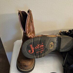 Justin Gypsy Steel Toe Western Boots Women's 8